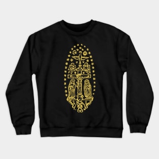 Coptic Jerusalem Tattoo - Crucifixion Crewneck Sweatshirt